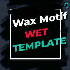 TEMPLATE #9 [FREE]. HOW TO MAKE WAX MOTIF - WET