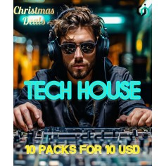 10 Tech House Packs for 10 USD [Christmas Deal]