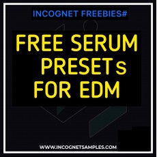 INCOGNET FREE SERUM PRESETS [EDM, BASS HOUSE]. 